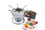 SWISSMAR ZURI 11 PIECE STAINLESS STEEL FONDUE SET