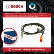 Exhaust Temperature Sensor fits AUDI A1 8X 1.6D After DPF 10 to 15 Genuine Bosch