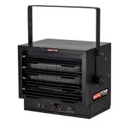 Black 5000 Watt 240 Volt Electric Garage Heater Rugged Light Utility Warmer