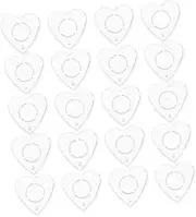 20Pcs Plastic Candle Shells for DIY Candle Making Durable Fire Retardant Container Molds for Wax Melts for Home Decor and Romantic Events