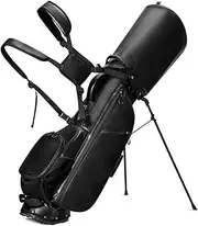 Golf Bag, Golf Stand Bag 5 Way Top Dividers Ergonomic, Lightweight Golf Stand Bag with Hot and Cold Constant Temperature Bag