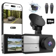 4-Channel Dash Cam, 360° Dashcam with Front and Rear Cameras,128GB Card Inclu...