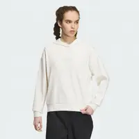 在飛比找momo購物網優惠-【adidas 愛迪達】上衣 女款 長袖上衣 帽T 運動 亞