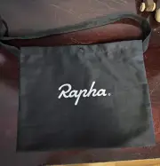 Rapha Black Musette Cotton Messenger /over The Shoulder Bag