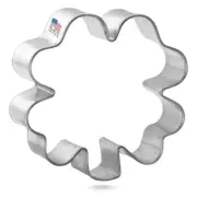 Mini Four Leaf Clover Cookie Cutter 1.75'' Metal