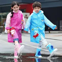 在飛比找樂天市場購物網優惠-新品上線！！ 安全反光雨衣 兒童書包位加厚雨衣 充氣創意時尚