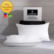 Feather Pillows Queen/Standard Size Set of 2, Luxury Hotel Collection Bed