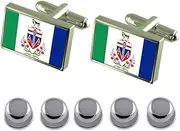 [Select Gifts] Shirt Dress Studs Yukon Flag Cufflinks