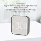 LED Digital Clock Electronic Alarm Clock Multifunctional 2 Alarm Settings For