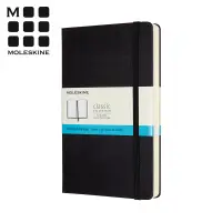 在飛比找博客來優惠-MOLESKINE 經典硬殼筆記本 (L型) 加量型-點線黑