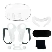 For Meta quest 3 Grip Cover 10-in-1 Grip Protective Cover Lens Cap Mainframe