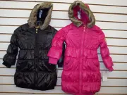 Girls Akademiks $110 Jet Black or Fuchsia Purple Thigh Length Jacket Size 4 - 14