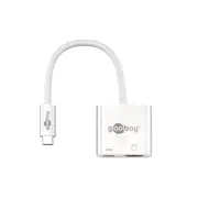 Goobay USB-C to HDMI Adapter 4k 60Hz 3A/60W Cable For Laptop/Computer White