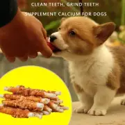 1x Chicken Wrapped Jerky Beef Twists - Snacks, Chews, Snacks -US UK C8E6
