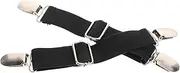 Stylish Comfortable: 2-pack Elastic Boot Straps Stirrup Clips for Women's and Men's Jeans Secure Trousers Fastener