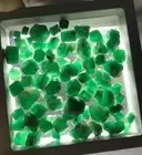 Emerald Terminated Crystals And Rough For Faceting 500 Carat Lot, Raw Emerald