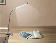 LED Flexible USB Clip-on Table Lamp Touch Control Clamp Desk Light Read Study