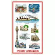 Australian Souvenir Tea Towel - Memento Sydney