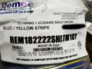 Remee Wire Composite Touch Panel/Media Control Cable CMG Blue/Yellow /100ft