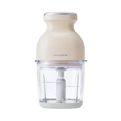 recolte Cordless Capsule Cutter Bonne Food Processor 8in1 Cream White New Japan