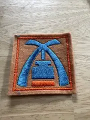 1960's Camp Fire Girls FIRE TENDER EMBLEM Patch Award Felt Badge Campfire Girl