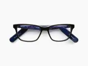 Lucyd Smart Sunglasses | Fusion Model | Open Ear Noise Canceling Wireless Mics | 4 Speakers | Voice Assistants Compatible | Standard Size Blueshift -