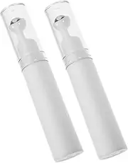 LALADEFIEE 2pcs Refillable Eye Cream Bottle Essential Oil Applicator with Roller Ball Lightweight Travel Container for Skincare Portable Design for Easy Use and Storage