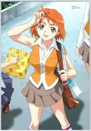 Poster Print Anime My-HiME Mai & Mashiro Double Sided Original 2007 Promo Art