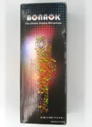 BONAOK Wireless Bluetooth Karaoke Microphone/Spkr/bluetooth in Rose Gold