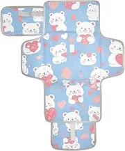 Reusable Changing pad Portable with Tissue Pocket Baby Diaper Changing pad for Girl & Boy