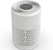 [FRESHDEW] Home Air Purifier, Up to 1300 ft² for Smoke, Pet Dander, Odors with Scented Sponge, H13 True HEPA Air Purifier, with 360° Air Inlet, Sleep Mode for Bedroom (White)