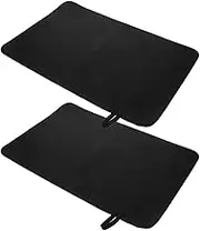 DECOMELODY 2pcs Sauna Shower Room Mat Portable Felt Sauna Bench Cushion Insulated Seat Mats for Spa Home Office