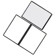 2 Pcs Recipe Folder Menu Protectors Restaurant Book Holder Cover