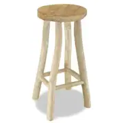 NNEVL Bar Stool Solid Teak Wood