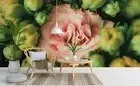 3D Pink Floral Wallpaper Wall Mural Removable Self-adhesive 118