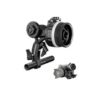 Mini Follow Focus with A/b Stops Lens Gear Ring 15mm Rod & Clamp for Cinema & Dslr Cameras