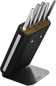 Global Hiro 7 Piece Knife Block Set Stainless Steel