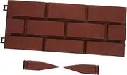 Milisten Decorative Plastic Fence for Garden Landscape Edging Picket Fence for Decor and Flowerbed Partition Durable Material for DIY Garden Design