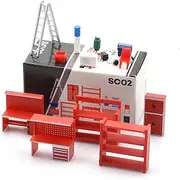 Upgrade Garage Parking 1/64 Scale Model Decorative Display Furniture Tool Car Model Set