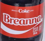 Share A Coke With Breanna 2025 Personalized Coca Cola Bottle 20 Oz.