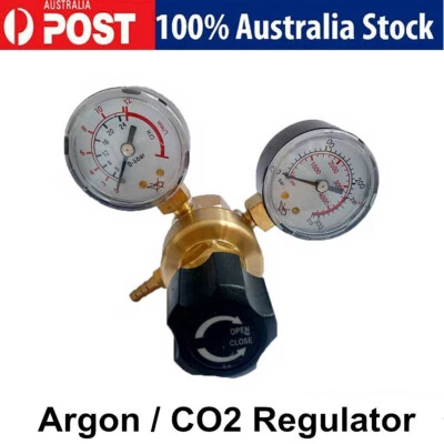 Argon Regulator CO2 Mig Tig Flow-Meter Gas-Regulators Welding Weld Gauge