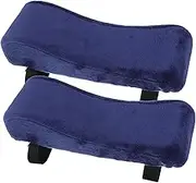 ROMISBABA 2 Pack Memory Foam Elbow Pillow Breathable Desk Chair Arm Pads Office Chair Accessories Arm Rest Cushion for Home Office