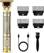 Cordless Hair & Beard Trimmer with 4 Guide Combs