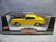 1/18 SCALE ERTL AMERICAN MUSCLE 1970 455 BUICK GSX SATURN YELLOW DIECAST-MIB