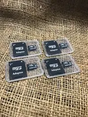 Micro SD Card 64GB, Micro Center 2, 2 packs (4 Micro SD cards total)