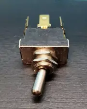Gaynor On/Off Toggle Switch 7105C DPST Spade QC Terminal 20A@125VAC Commercial