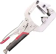 C Clamp Locking Pliers,C-Clamp Locking with Swivel Pads Heavy Duty Pliers | Woodworking Repair Hand Tool for Metalworking Auto Repair Household Projects