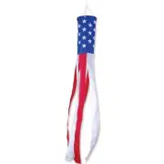 60" XL STARS & STRIPES windsock garden décor, Premier Kites 77862