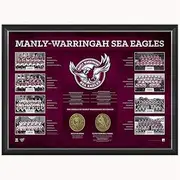 Manly Sea Eagles the Historical Series Montage Print Framed Official NRL
