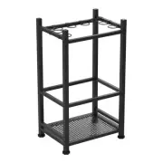 Garden Tool Organizer Space Saver Storage Rack for Yard Tools Shovels Rakes